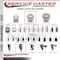 Service Caster 4'' Nylon Wheel Swivel 1-3/8'' Expanding Stem Caster SCC-EX20S414-NYS-138 - alternate 2
